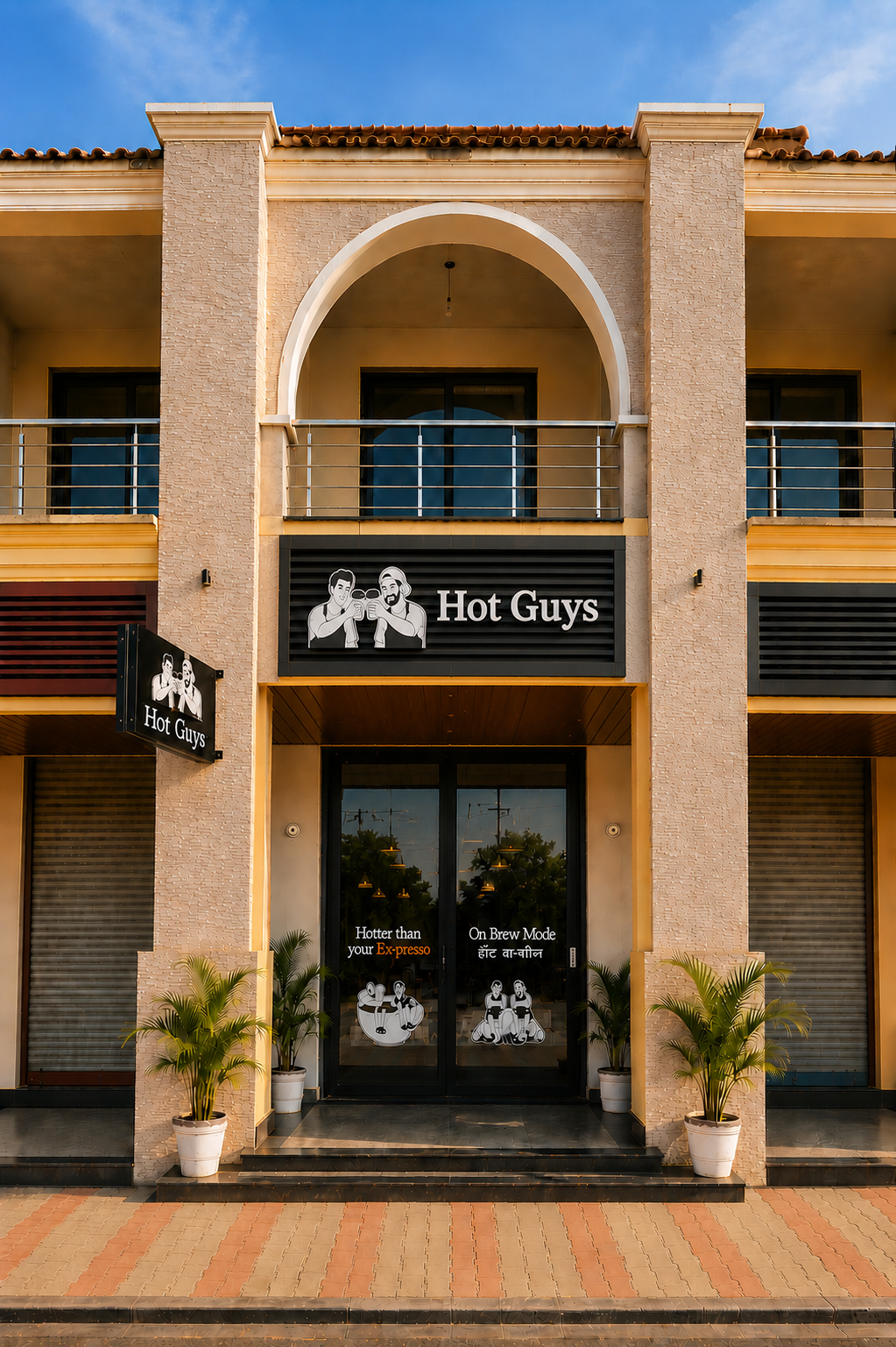 Hot Guys Coffee — our space